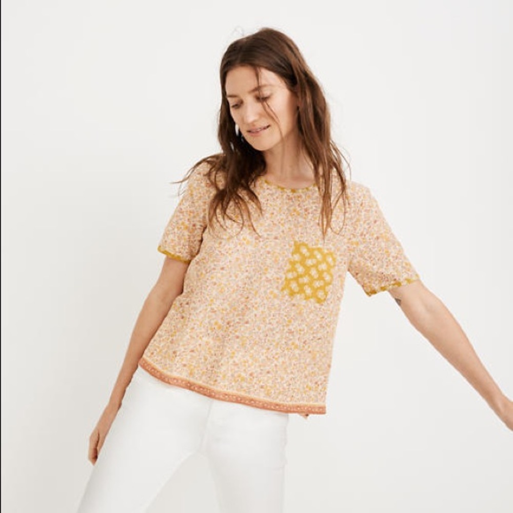 Madewell floral top
